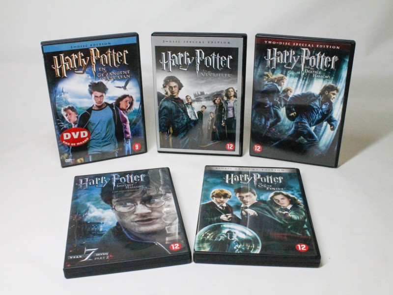 Lot Harry Potter DVDs (Art. 3922)