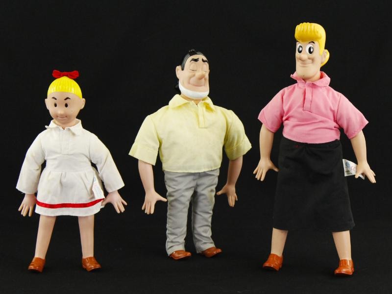 Set Suske en Wiske figuren – Sidonia, Wiske en Jerom