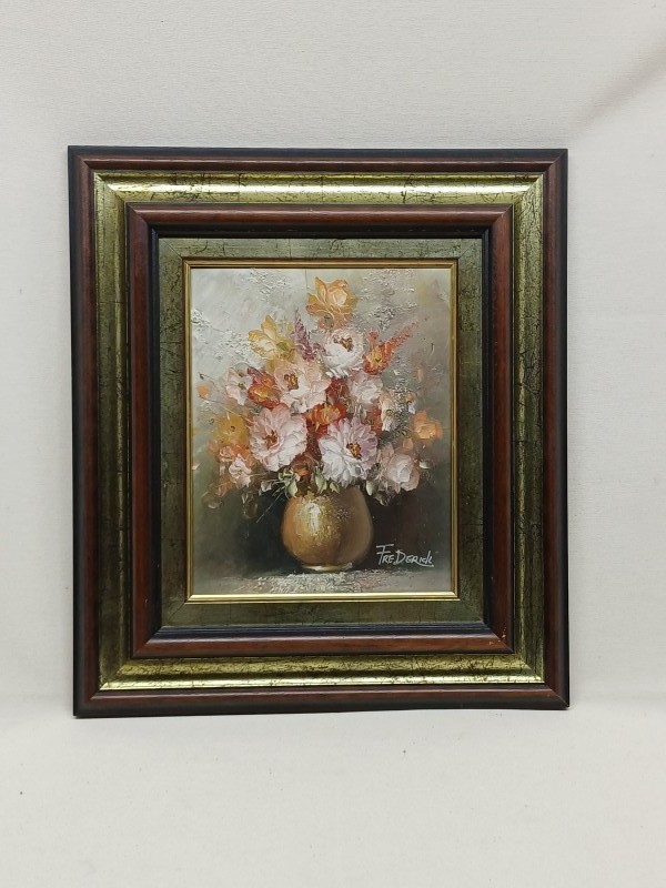 Schilderij Bloemen in Vaas door FreDerick