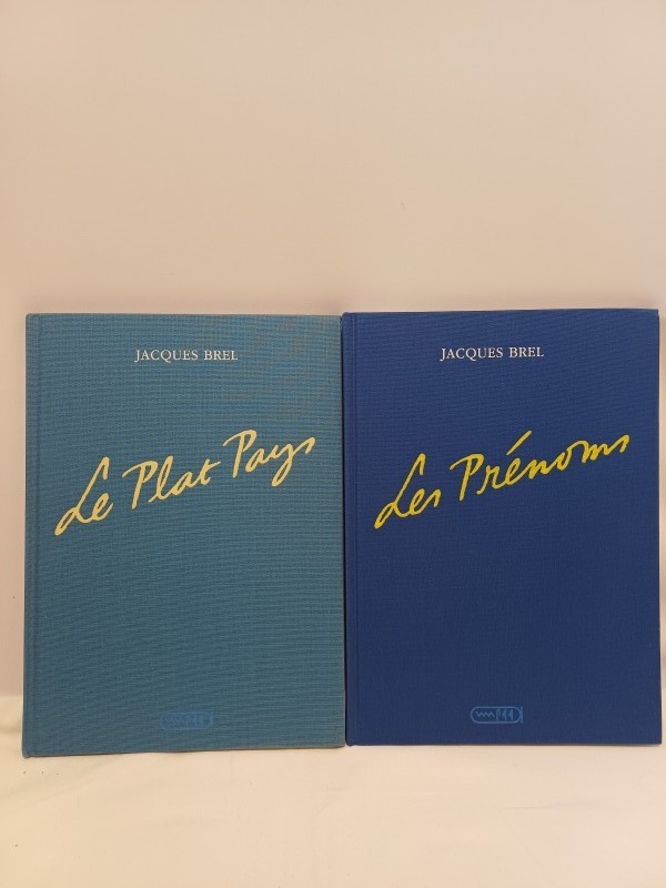 Set van 4 boeken Jacques Brel