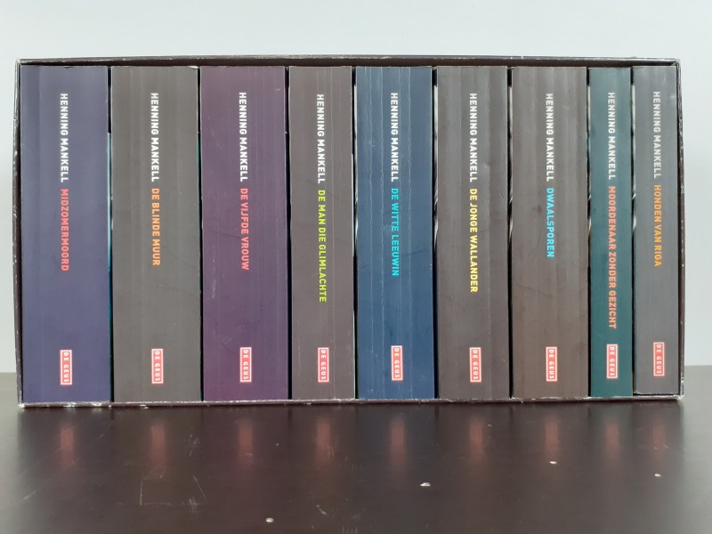 Boek: Henning Mankell - Complete Negendelige Kurt Wallander Serie