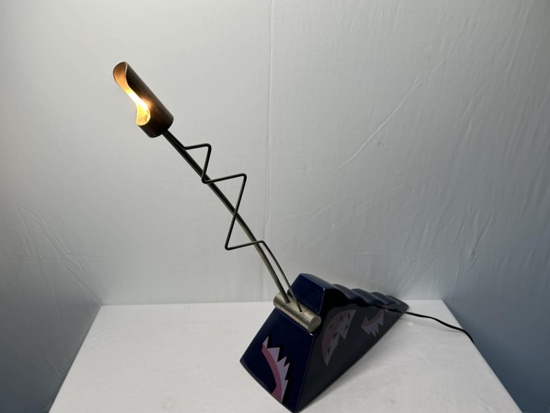 Design tafellamp blauw