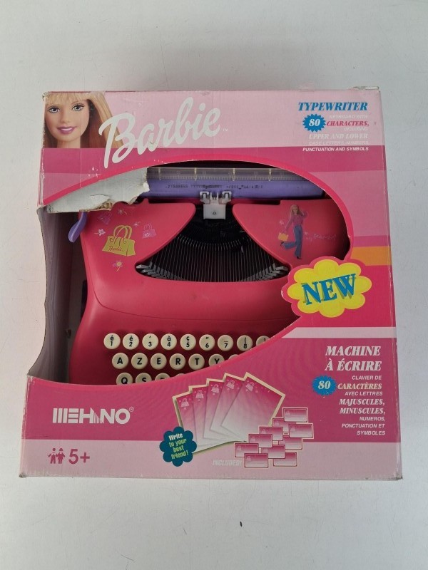 Barbie typewriter