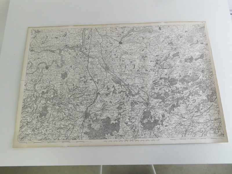 Historische-topografische kaart Vlaams-Brabant