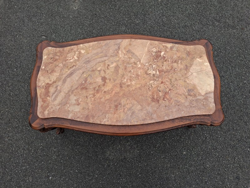 Salontafel met Marmeren Blad