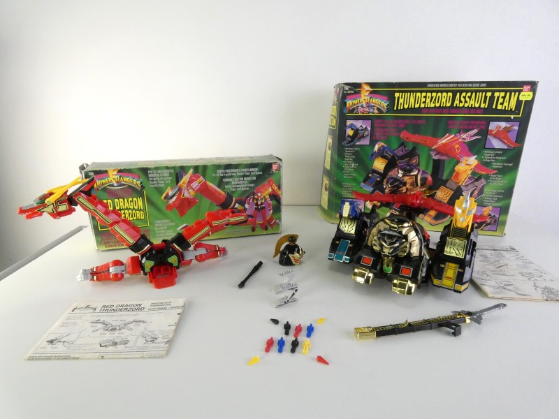 Power Rangers Legacy actiefiguurset met dozen