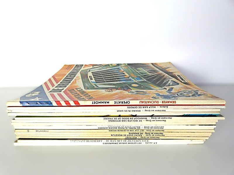 Lot klassieke stripalbums van uitgeverij Le Lombard