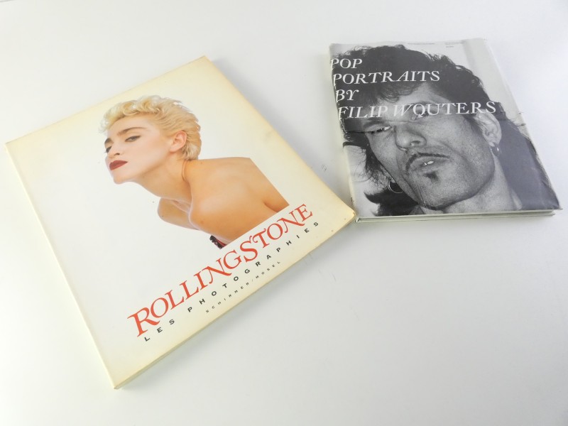 2 fotoboeken: Rolling Stone & Pop Portraits
