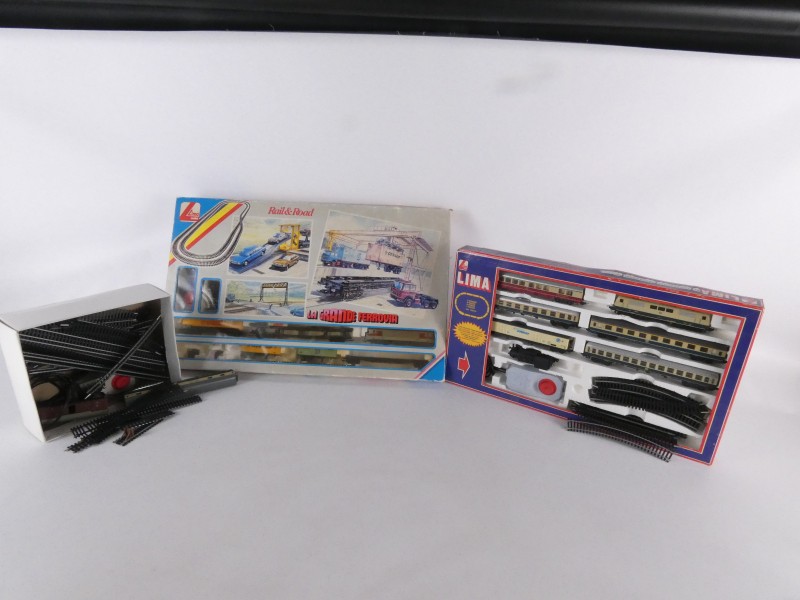 Vintage LIMA modeltreinsets + accessoires (Italië)