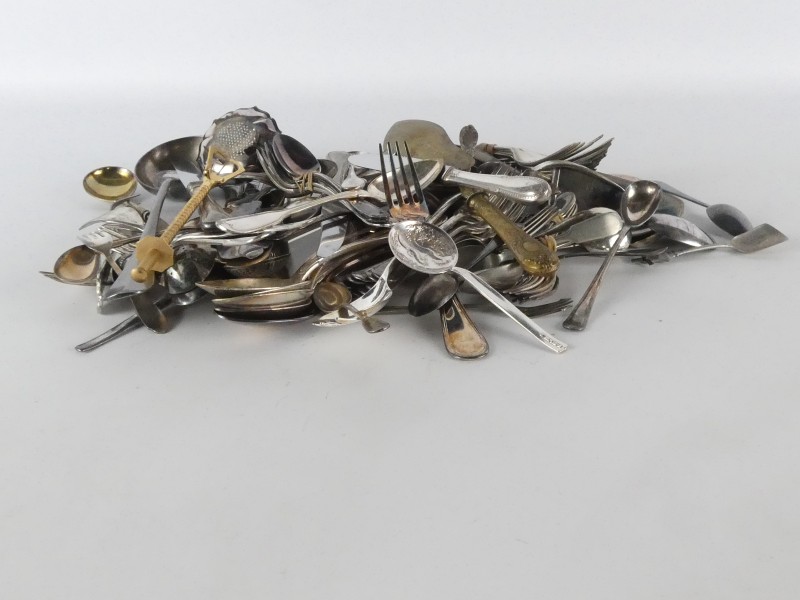 Gemengde verzilverde bestekset (139 stuks - 5,7 kg)