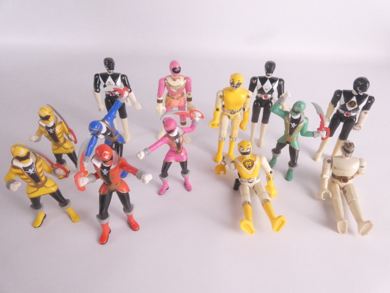 Lot Power Rangers-figuren (Bandai)