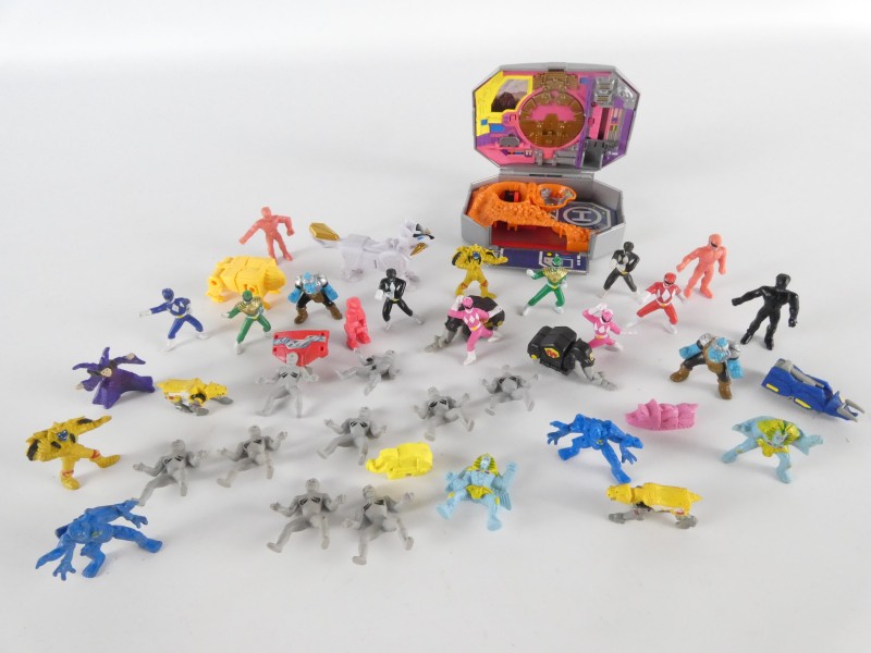 Bandai / Saban Power Rangers Figuren & Accessoires Set uit 1995