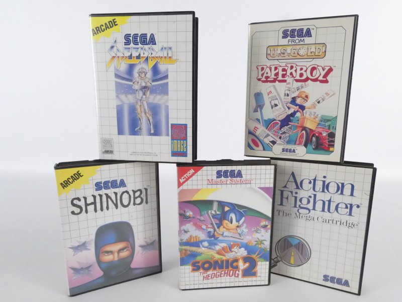 SEGA Master System – Klassieke Gamecollectie (5 stuks)