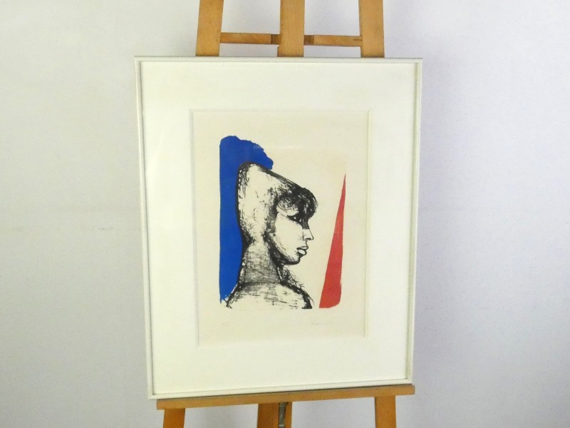 Ingelijste Lithografie - Roger Somville