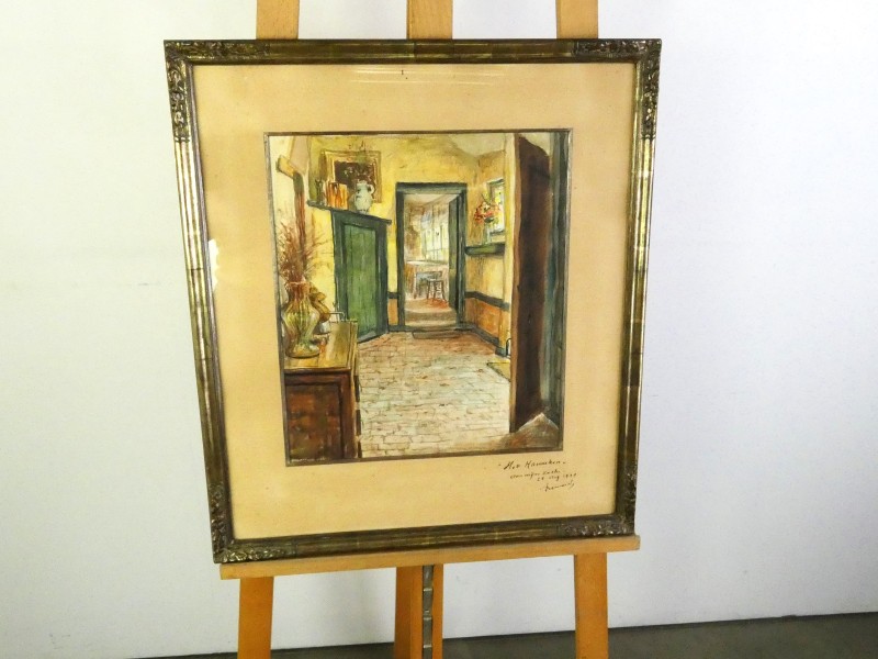 Aquarel - "Het Hamerken" – Gedateerd 25 Augustus 1939