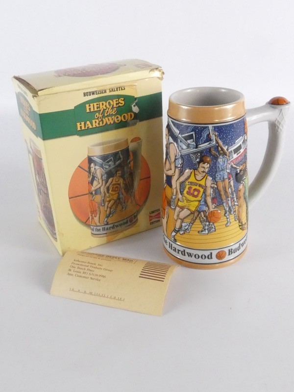 Verzamelbare bierpul: Budweiser Heroes of the Hardwood (1991)