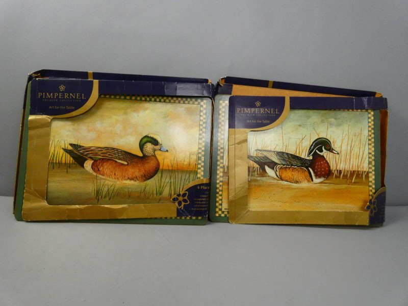 Vintage set 8 x placemats - merk Pimpernel