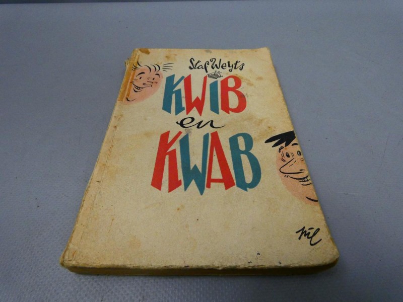 Vintage boek "Kwib en Kwab - Staf Weyts"