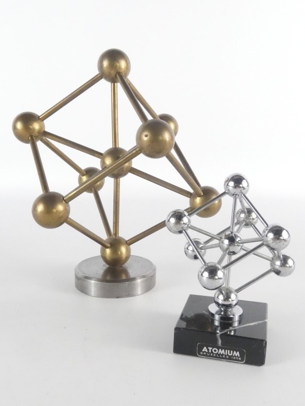 Atomium Brussel 1958 twee souvenir-beelden