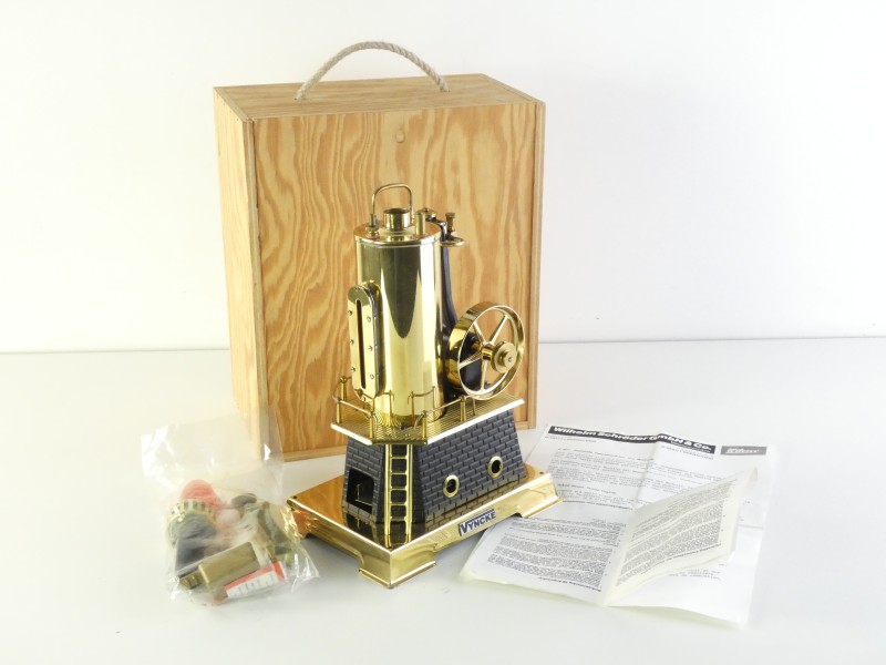 Wilesco/VYNKE Massief Messing Stoommachine – Serie D455
