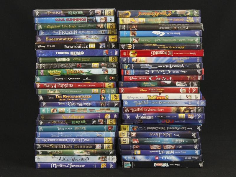 50+ Disney DVD films