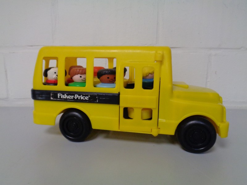 Fisher Price “Little People School Bus 1991” 1 2372 Vintage