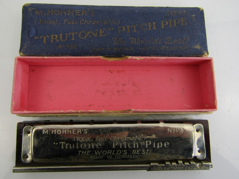rek kust majoor Vintage Mondharmonica: M. Hohner: Trutone Pitch Pipe - De Kringwinkel