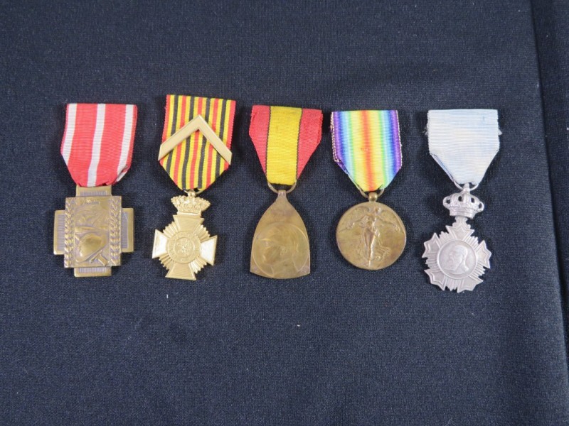 Lot Belgische medailles W.O.1