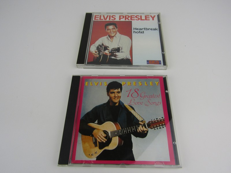 2 x Elvis Presley CD: 18 Greatest Love Songs + Heartbreak Hotel