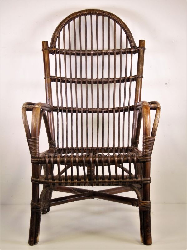 Authentieke bambou stoel/zetel - De Kringwinkel