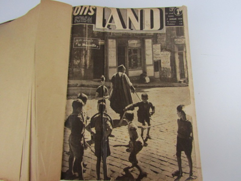 Verzamelboek, Ons Land, 22ste Jaargang, 1939