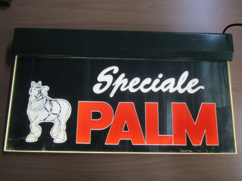 Lichtreclame 'Speciale Palm', Werkend