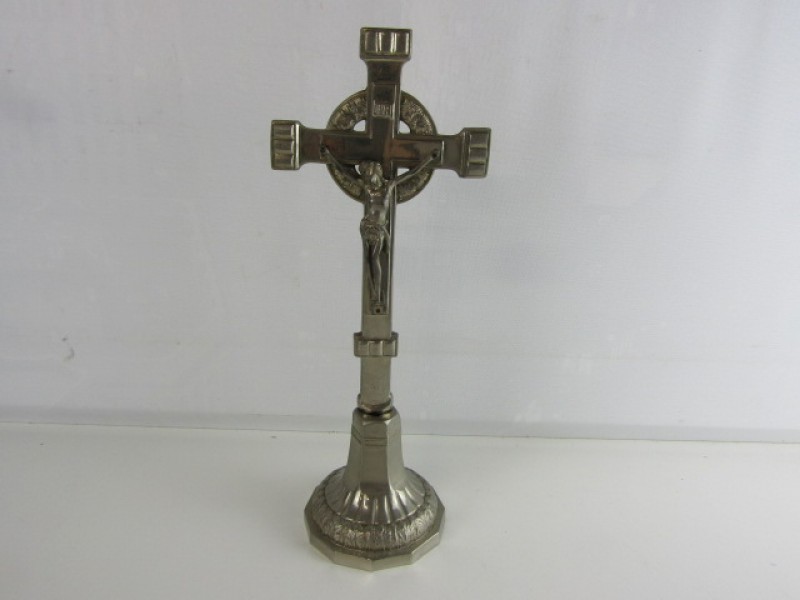 Kruisbeeld, Zilverkleurig, J.M.P.C. Belgium