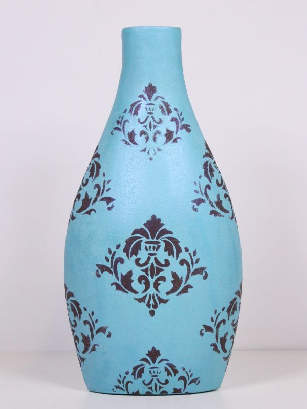 huiselijk Het beste compileren Mooie keramische vaas blauw turquoise - De Kringwinkel