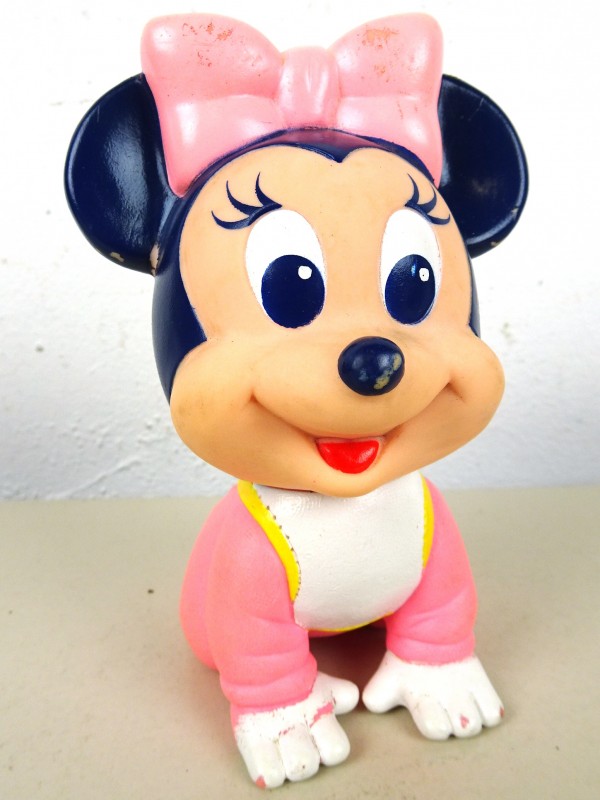 Vintage piepspeeltje (Baby Minnie-Mouse)