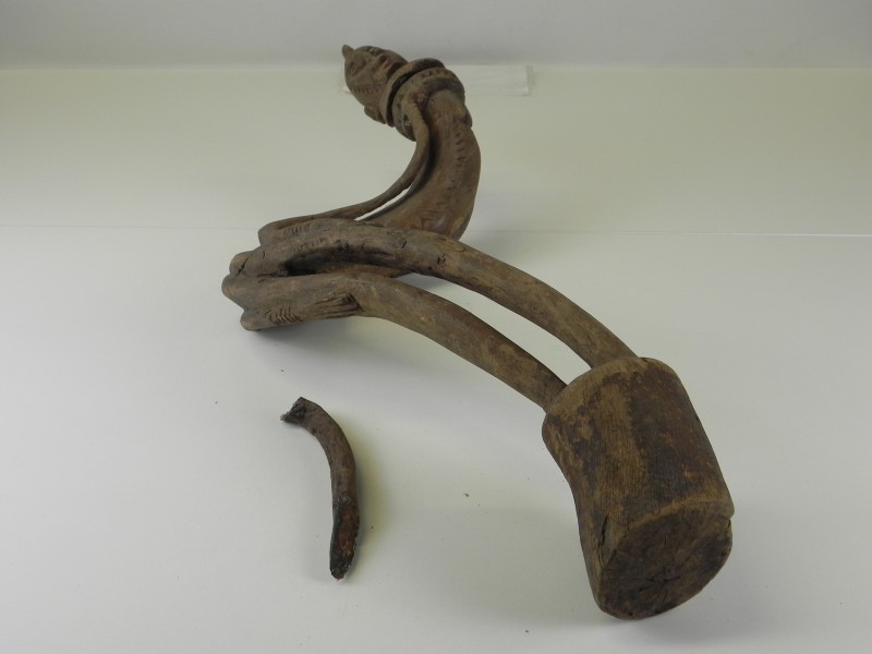 Etnisch Kunstwerk Mali Slangenmens
