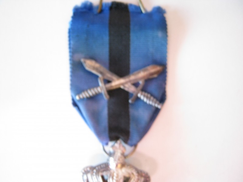 Medaille Ridder in de kroonorde met kroon uit zilver