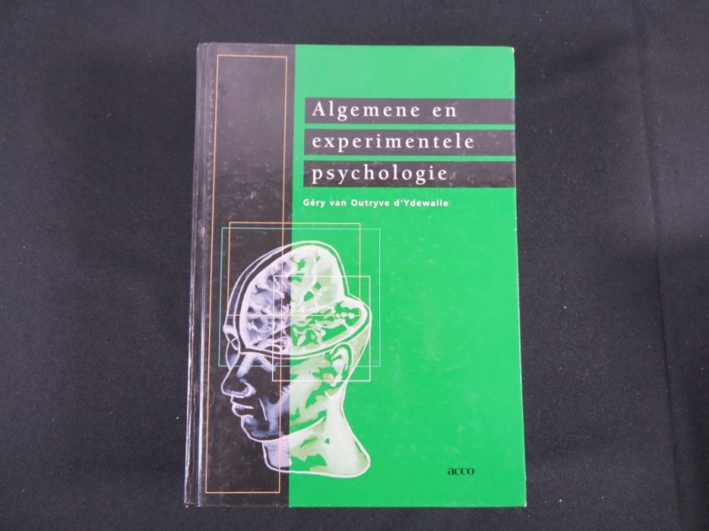Boek - Algemene en experimentele psychologie