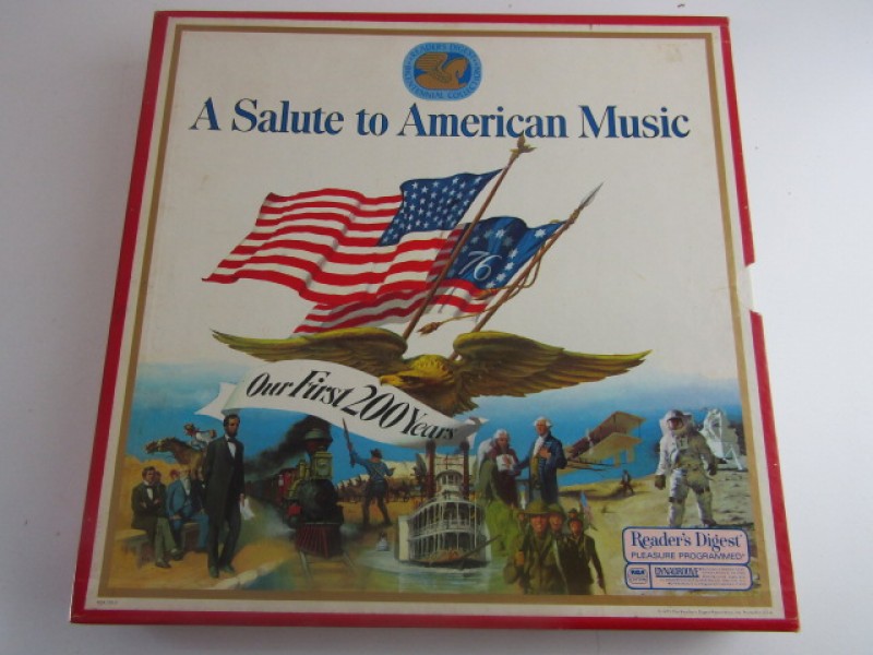 12 Lp Box A Salute To American Music, 1975