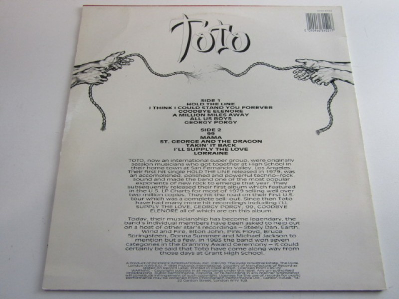 Lp, Toto, Hold The Line, 1984
