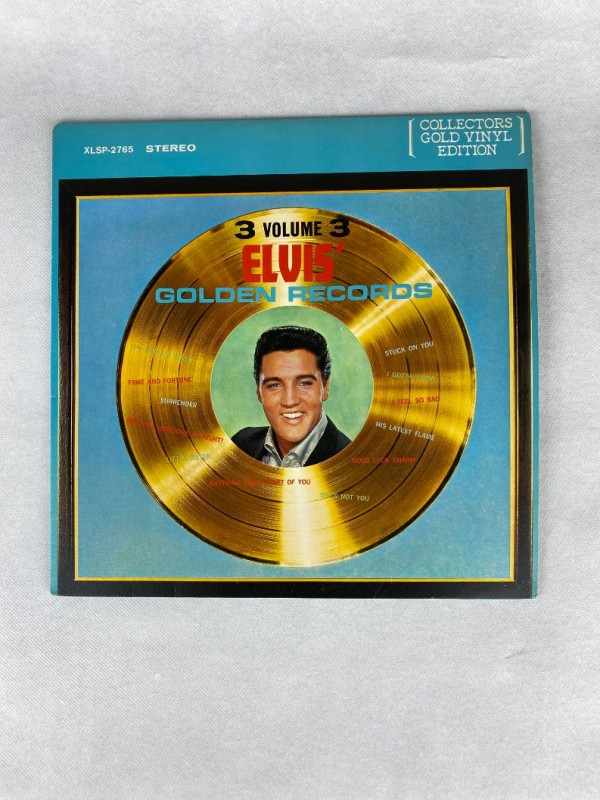 Elvis Presley Elvis Golden Records Volume 3 COLLECTORS GOLD VINYL