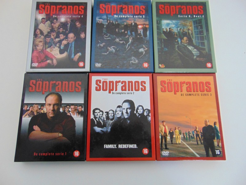 6 x DVD Box: Sopranos, De Complete Serie, Deel 1 - 6