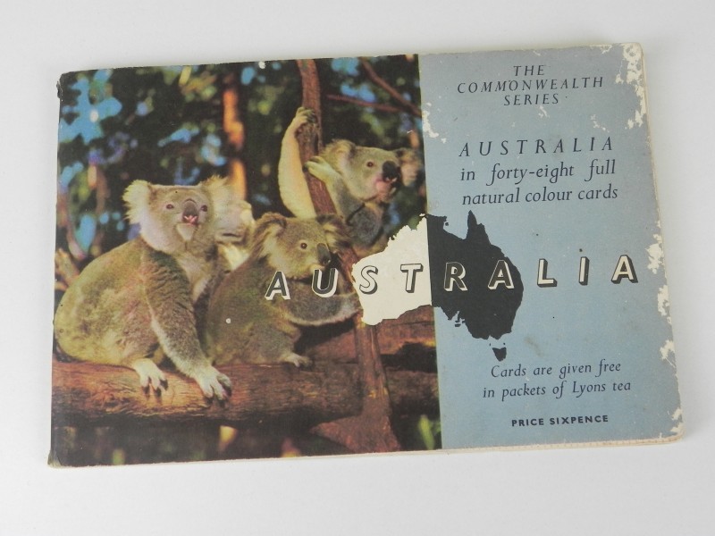 J. Lyons Picture Cards: "Australia The Commonwealth Series" 1958 chromoalbum