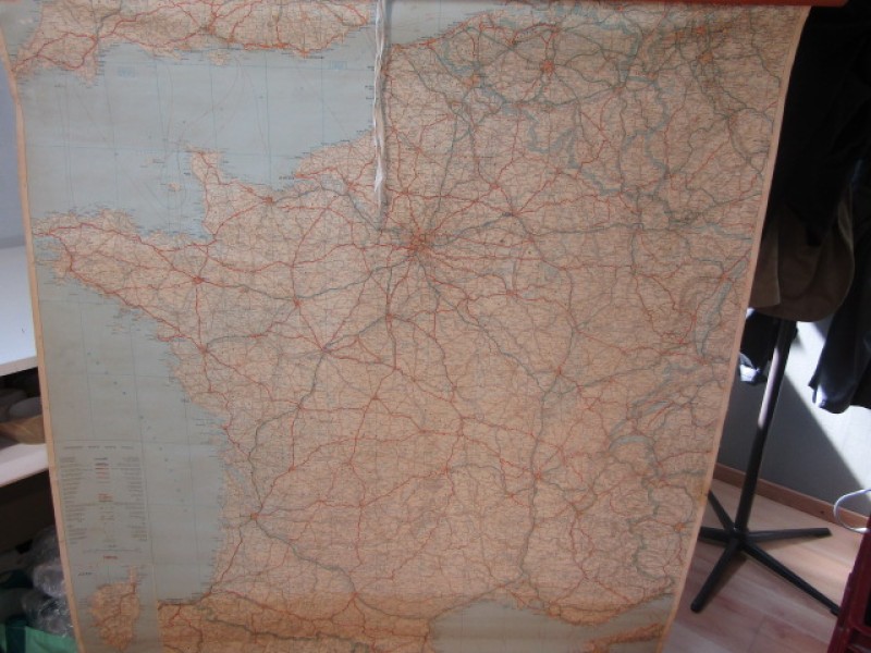 Landkaart Frankrijk, Commee-Verseke