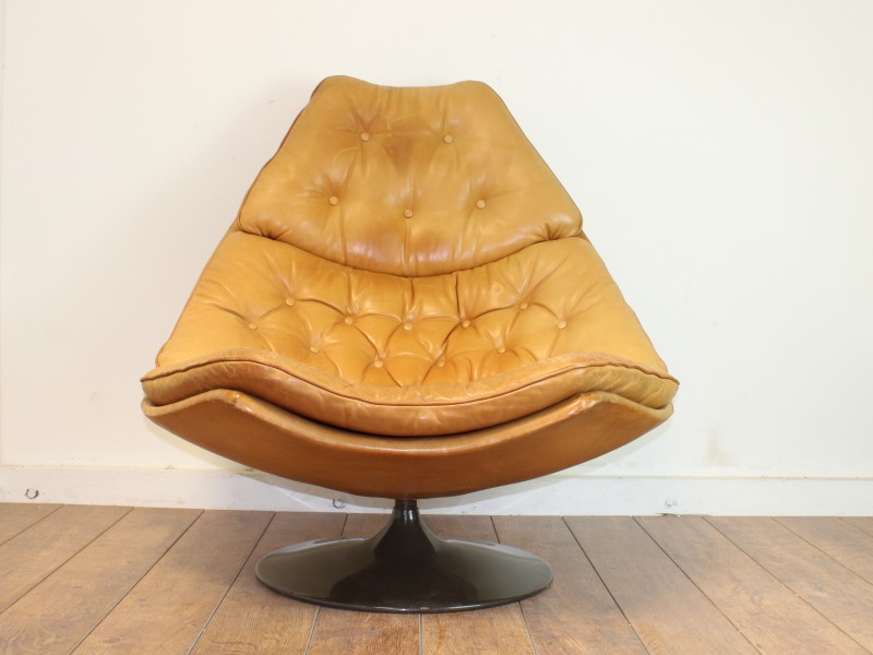 Vintage Artifort fauteuil F588 by Geoffrey - De Kringwinkel