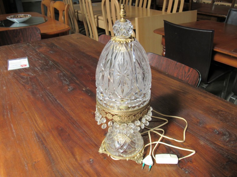 Antiek kristal lampje