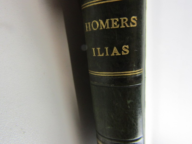 Antiek Boek, Homers Ilias, Duitstalig, 1869