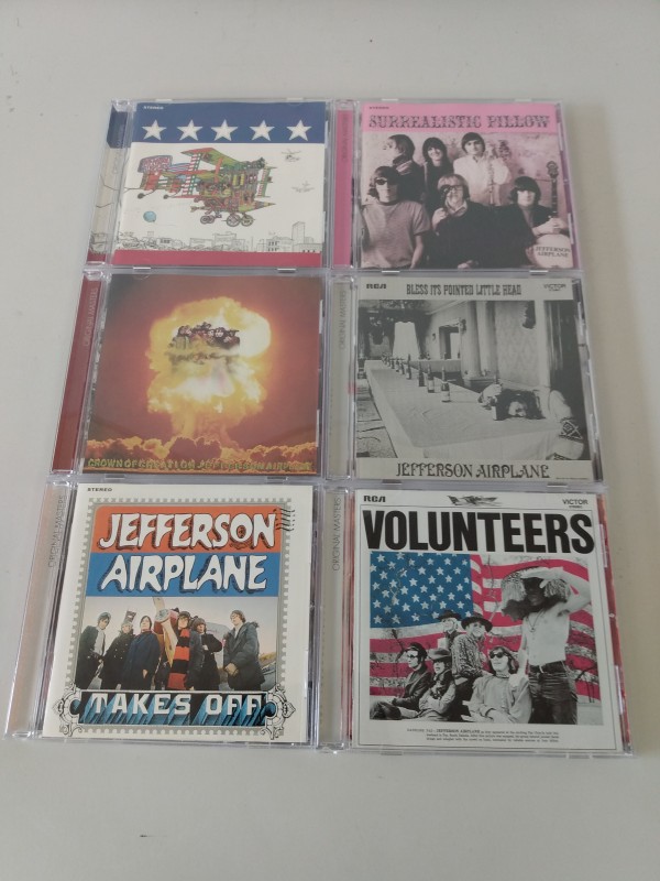 Lot 6 cd’s Jefferson Airplane Kringwinkel