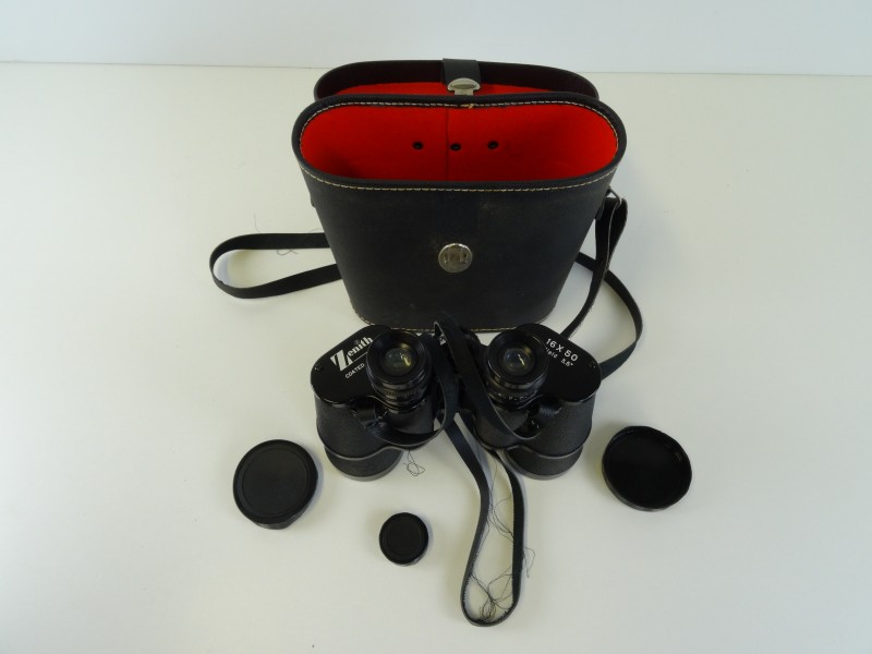 Vintage Zenith Binoculars 16x50 field 3.5 coated optics Kringwinkel