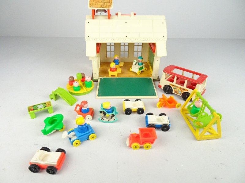 Vintage toy: Fisher-Price Play Family School.
